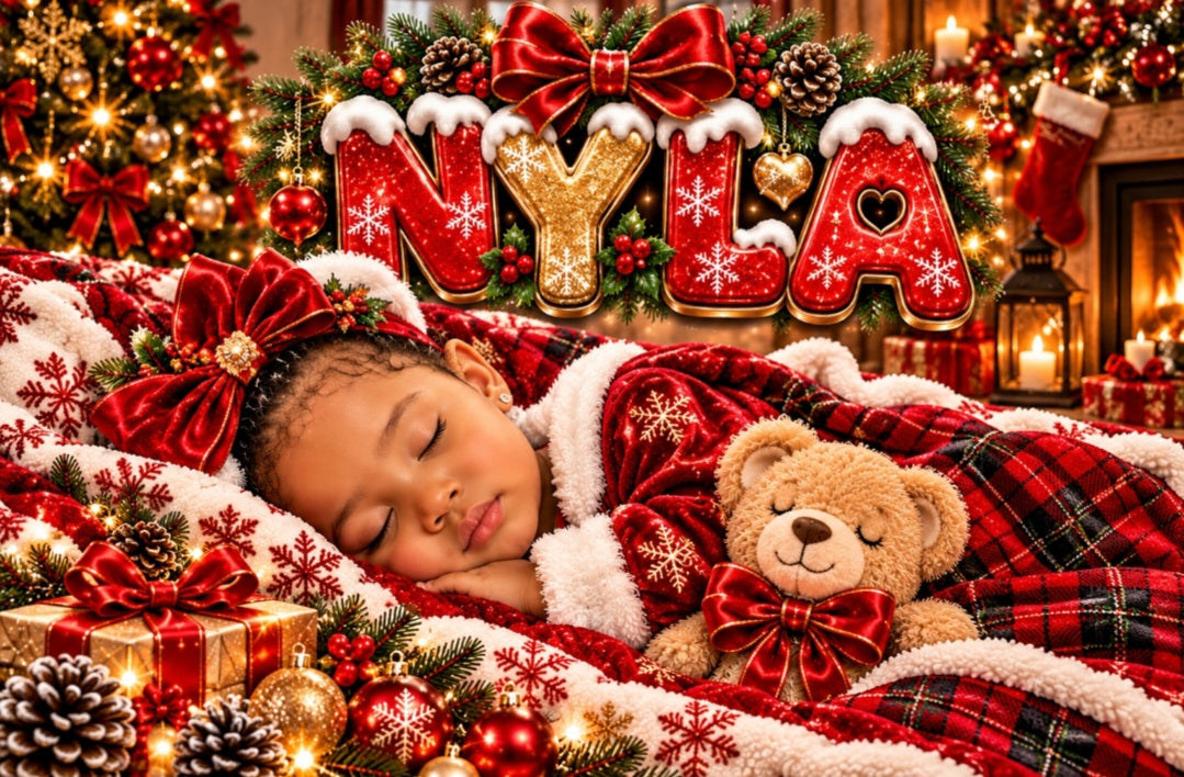 Personalized Christmas Blankets