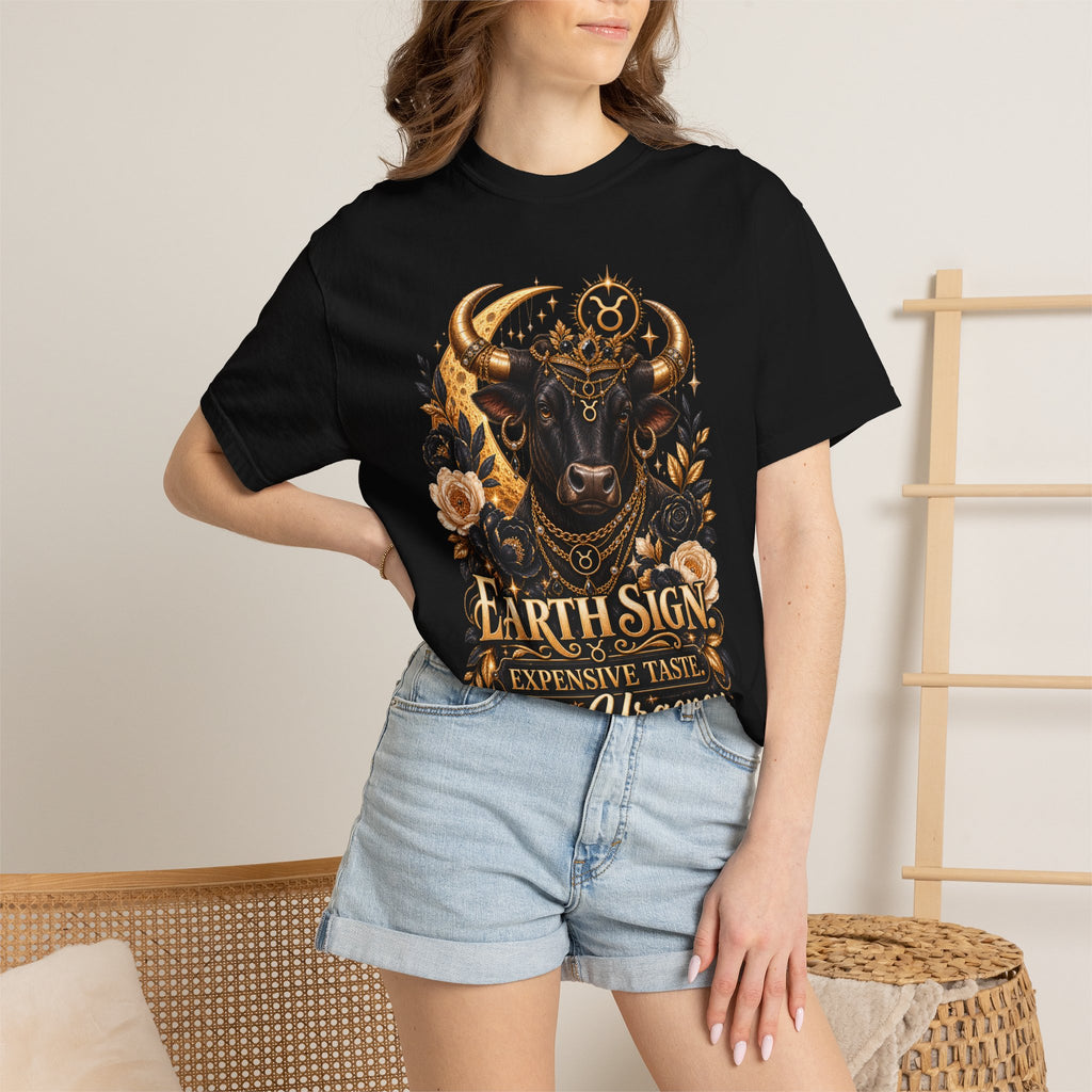 Earth Sign Expensive Taste Zero Urgency Shirt, Taurus Zodiac Tee, Astrology Lover Gift