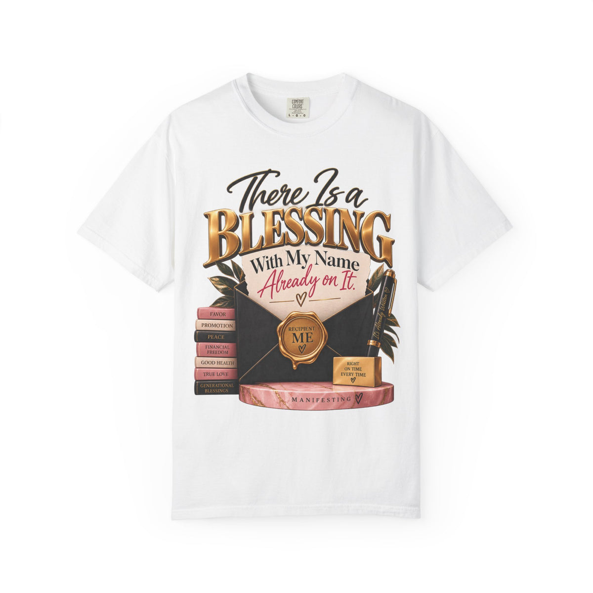 There Is A Blessing With My Name on It Shirt, Faith Affirmation Tee, Answered Prayer Christian Tee