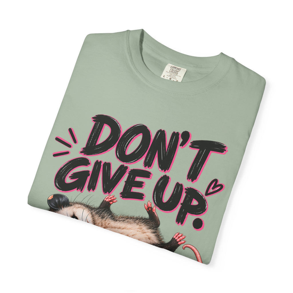 Don't Give Up This Is a Short Break Shirt, Funny Motivational Opossum Tee