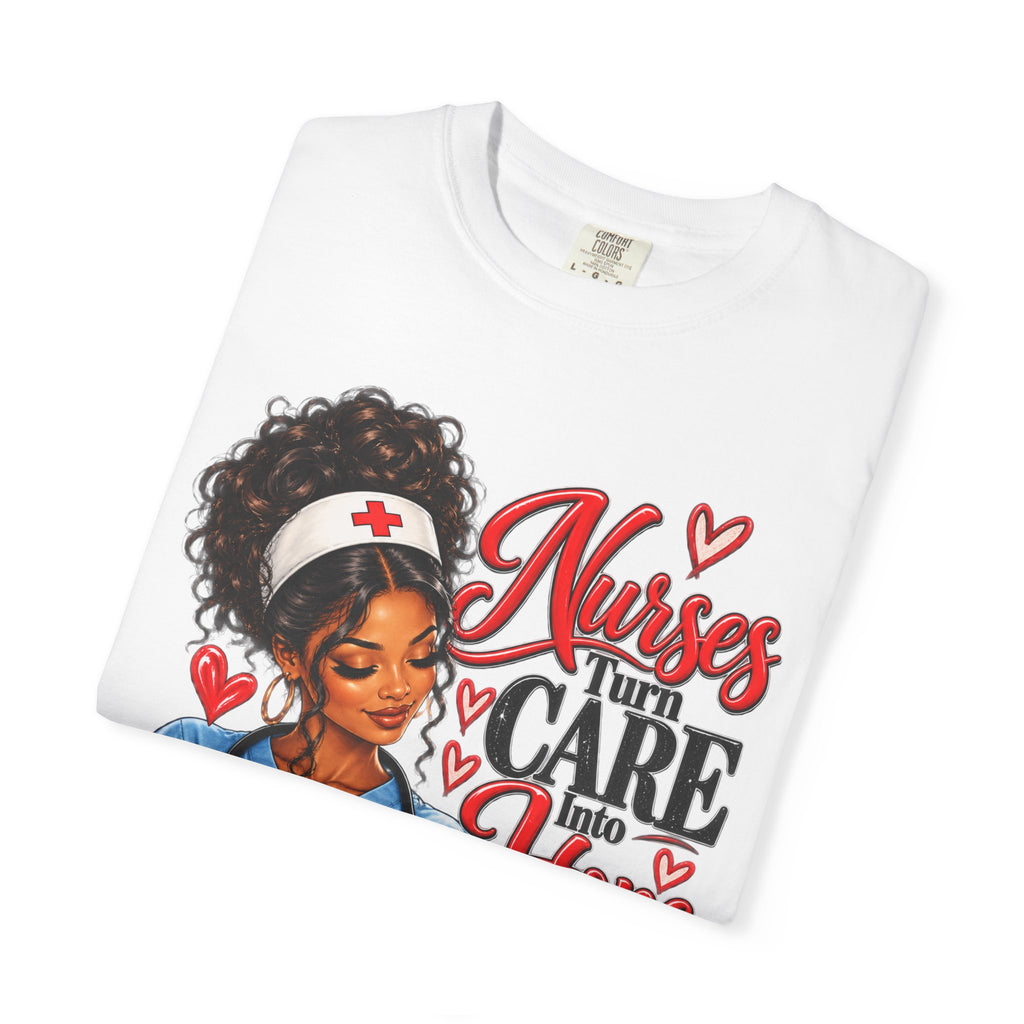 Nurses Turn Care Into Hope Shirt