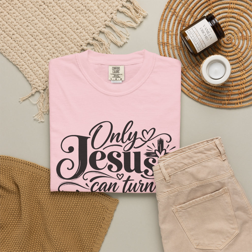 Only Jesus Can Turn A Mess Into A Message Shirt, Christian Faith Tee