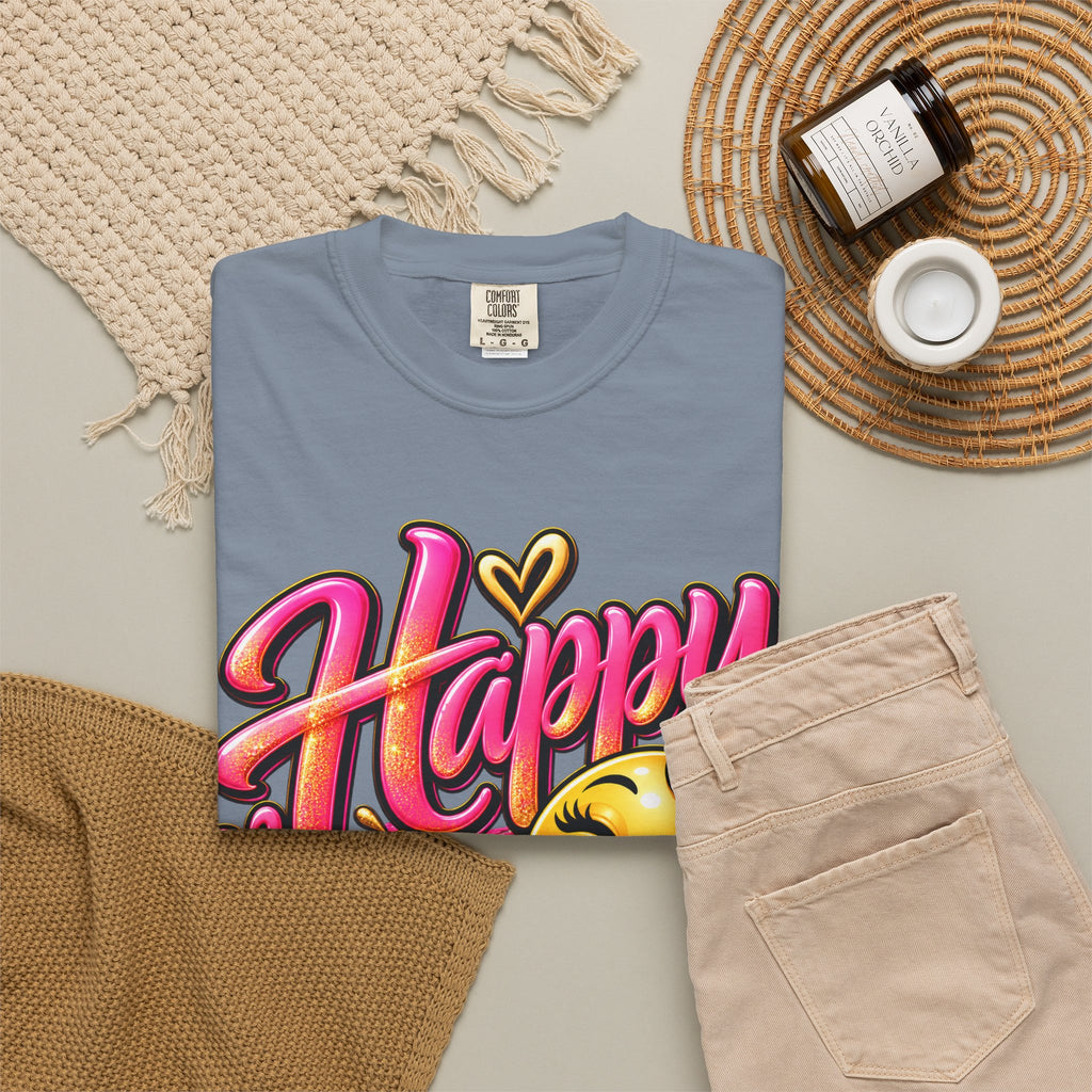 Happy On Purpose Positive Affirmation Graphic T-Shirt