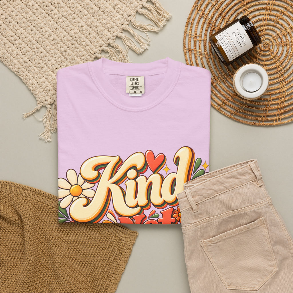 Kind Not Convenient Retro Inspirational Graphic Tee
