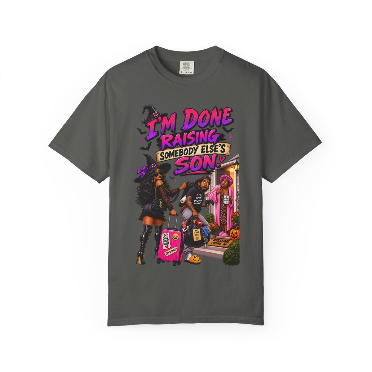I'm Done Raising Someone Else's Son Shirt, Funny Breakup Halloween Tee, Sarcastic Relationship Tee