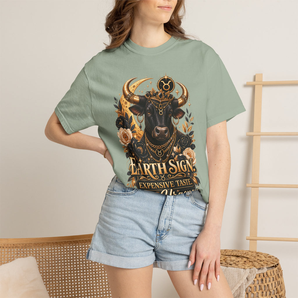 Earth Sign Expensive Taste Zero Urgency Shirt, Taurus Zodiac Tee, Astrology Lover Gift