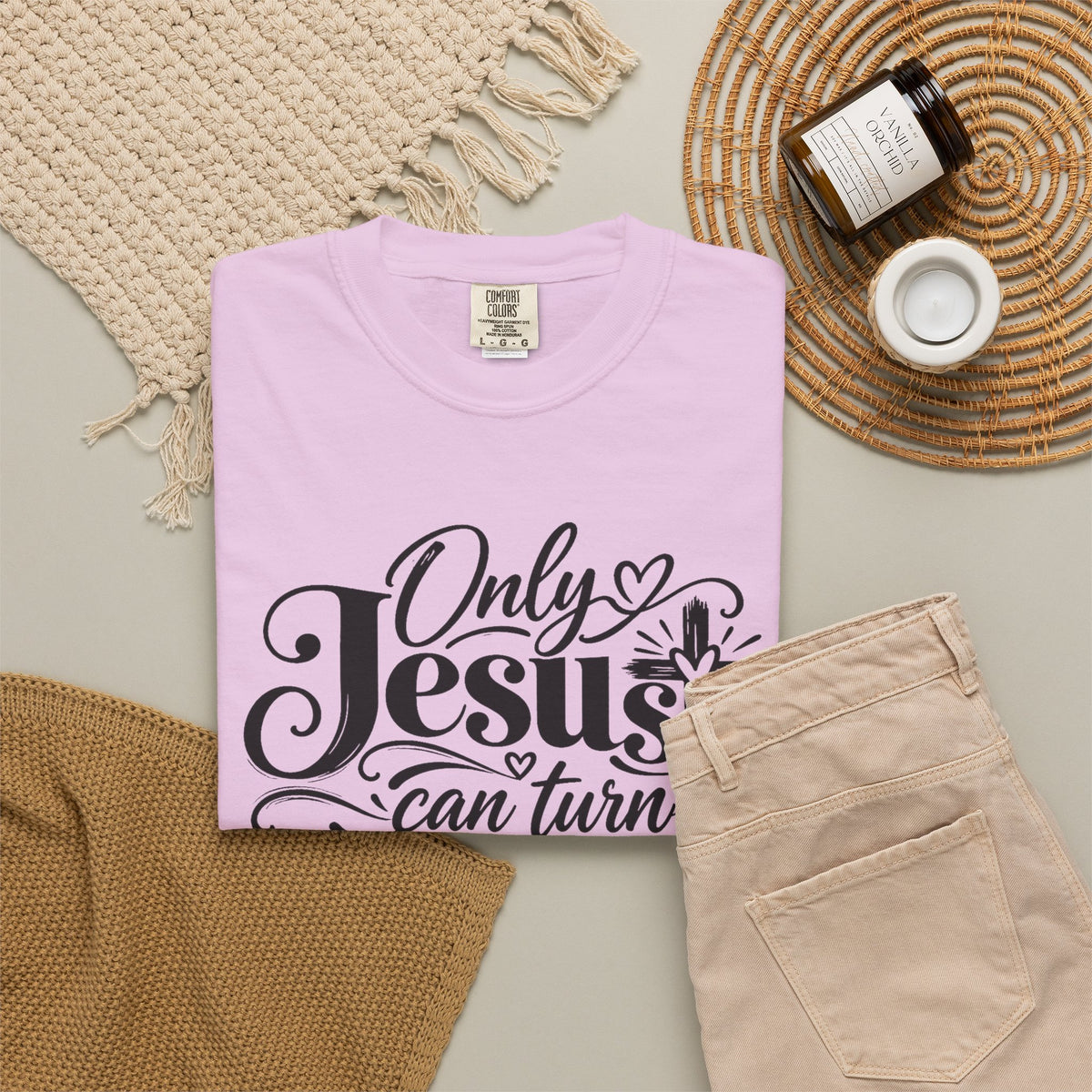 Only Jesus Can Turn A Mess Into A Message Shirt, Christian Faith Tee