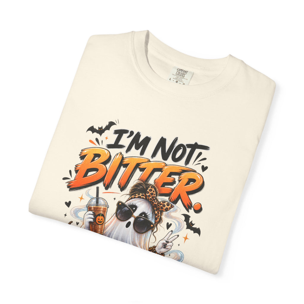 I'm Not Bitter I'm Transparent Shirt, Funny Ghost Halloween Tee, Sarcastic Spooky Season Shirt