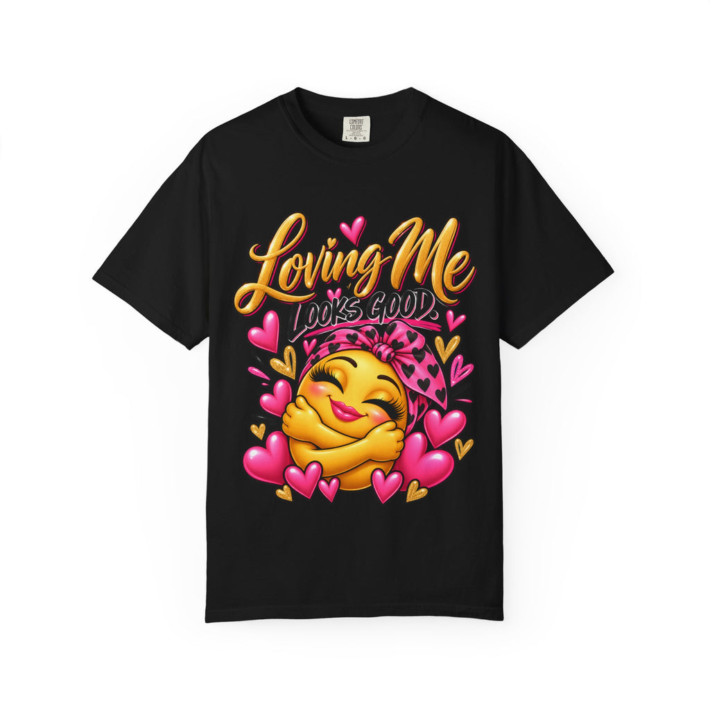 Loving Me Looks Good Shirt, Self Love Graphic Tee, Cute Positive Affirmation Tee, Confidence Shirt