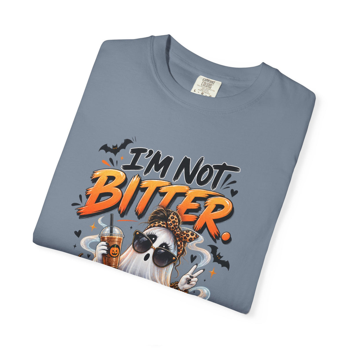 I'm Not Bitter I'm Transparent Shirt, Funny Ghost Halloween Tee, Sarcastic Spooky Season Shirt
