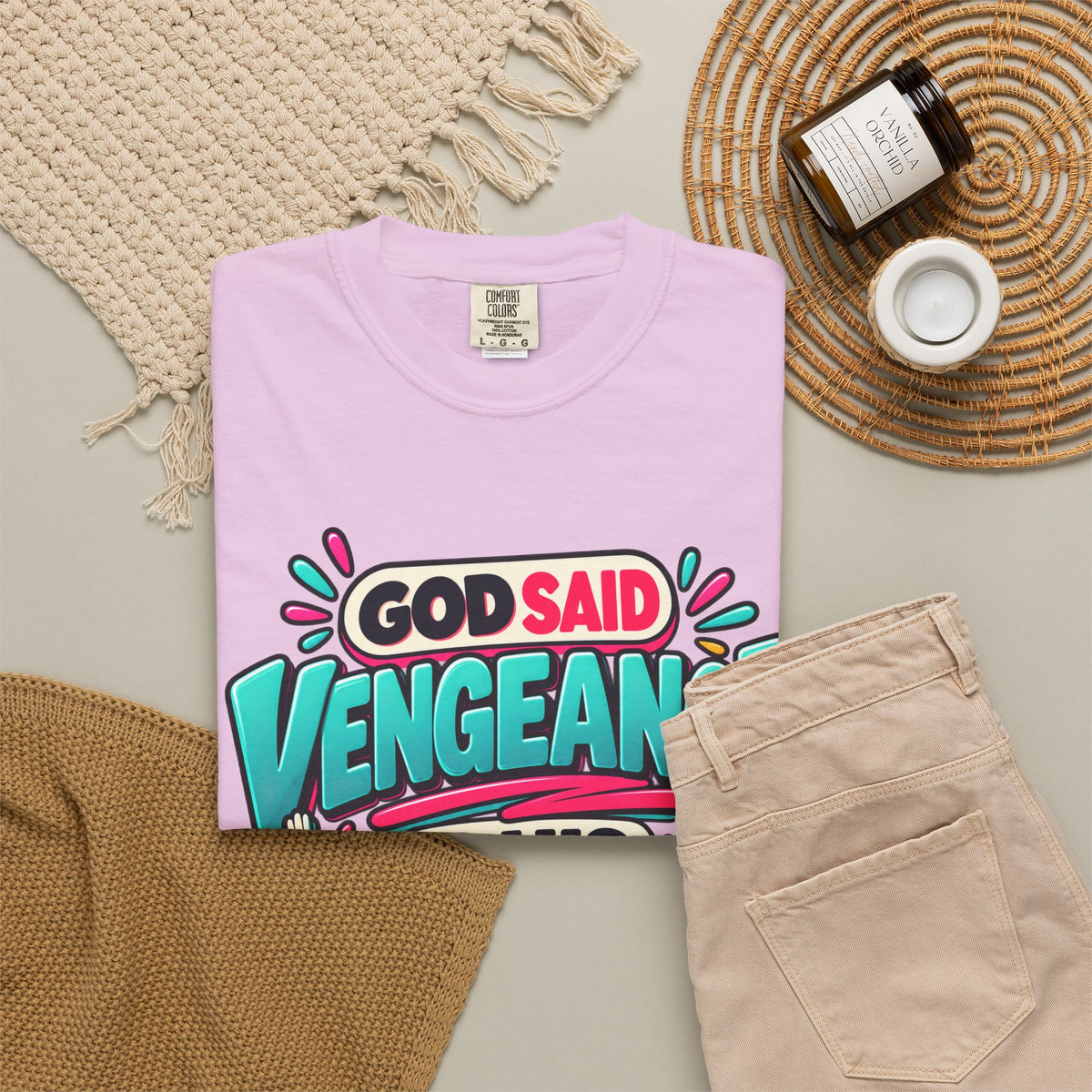 God Said Vengeance is His Fine I'll Wait Shirt