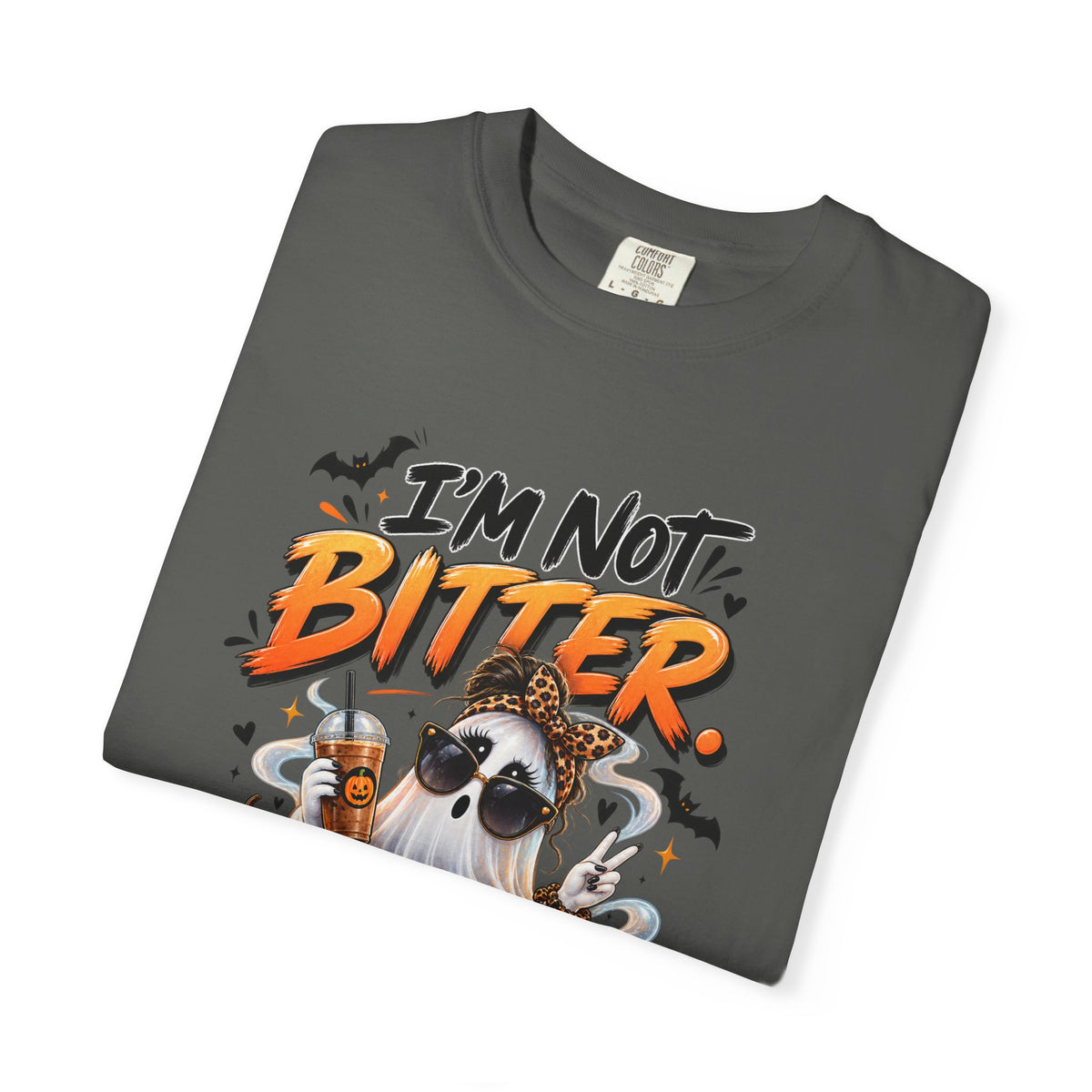 I'm Not Bitter I'm Transparent Shirt, Funny Ghost Halloween Tee, Sarcastic Spooky Season Shirt