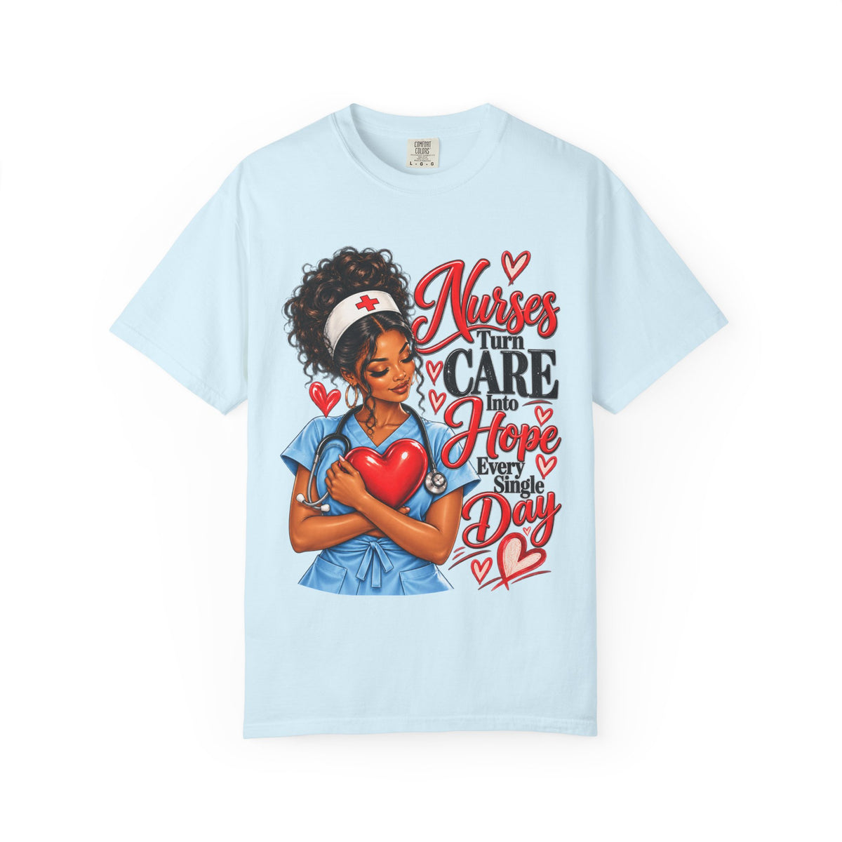 Nurses Turn Care Into Hope Shirt