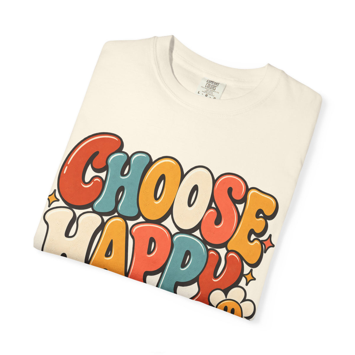 Choose Happy When You Can Shirt, Retro Positive Graphic Tee, Inspirational T-Shirt