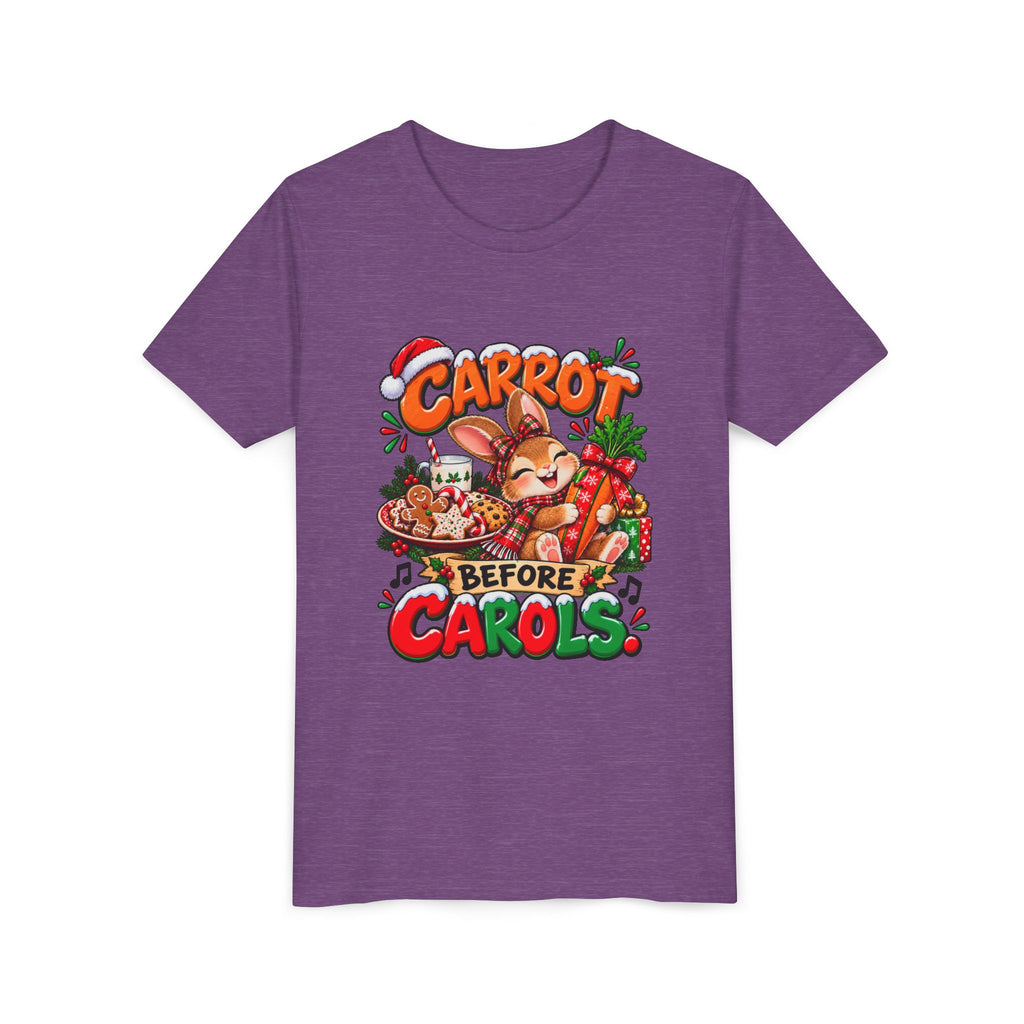 Carrot Before Carol's Kids Christmas Shirt