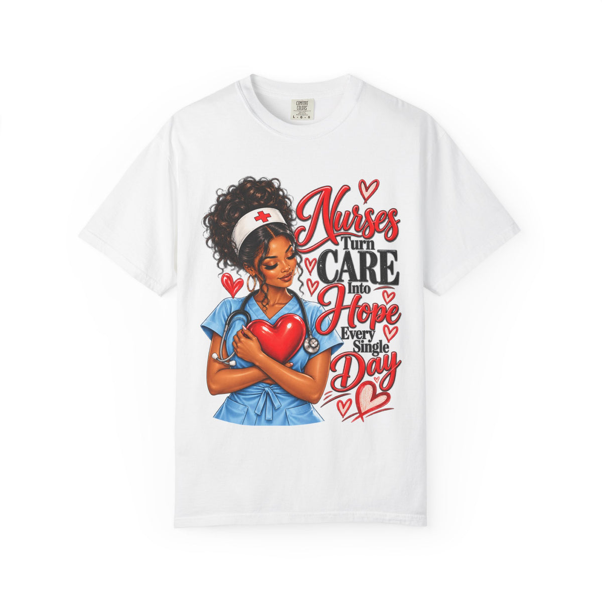 Nurses Turn Care Into Hope Shirt