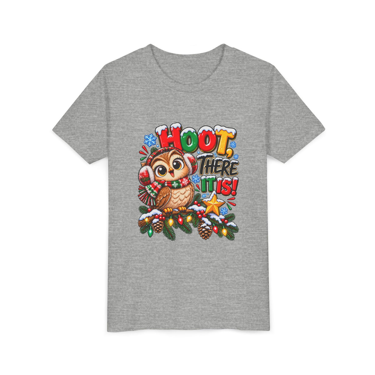 Hoot There It Is Kids Christmas Shirt