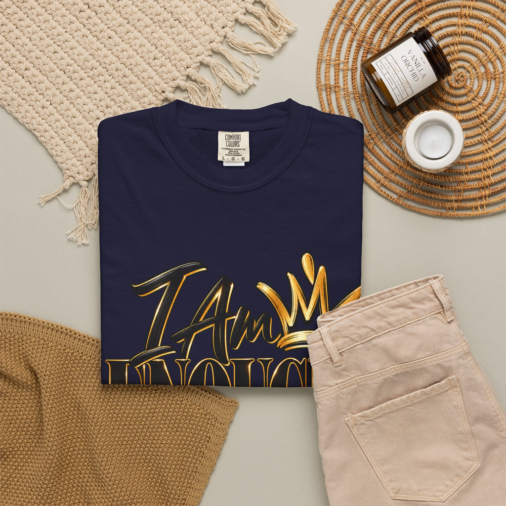 I AM Enough Period Shirt, Self Worth Affirmation Tee, Confidence and Self Love Graphic Tee