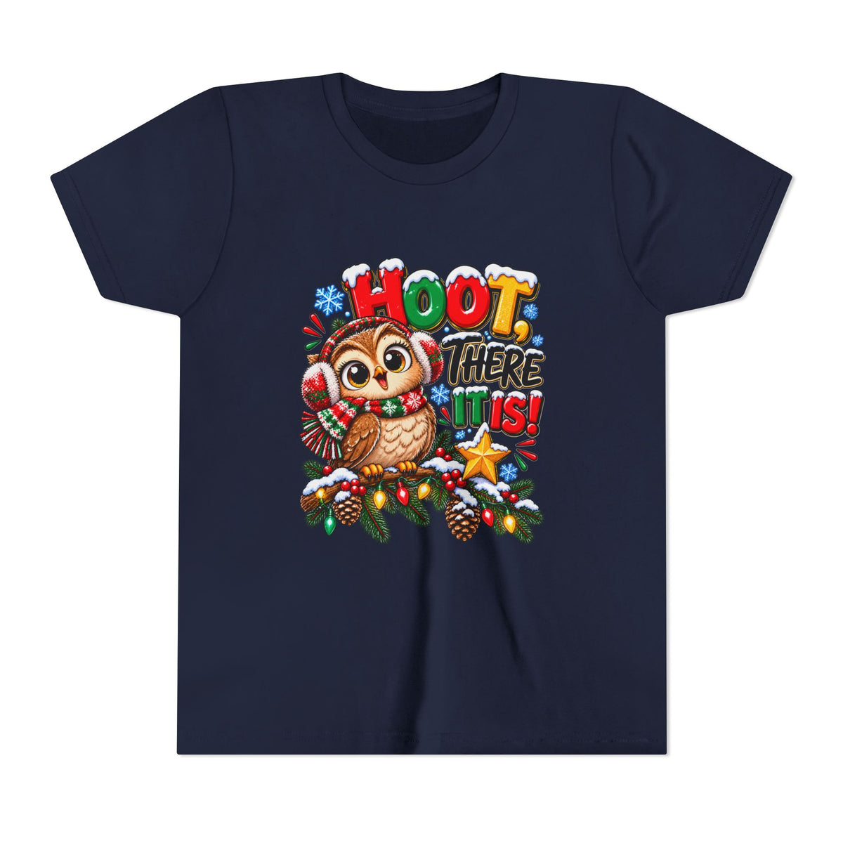 Hoot There It Is Kids Christmas Shirt