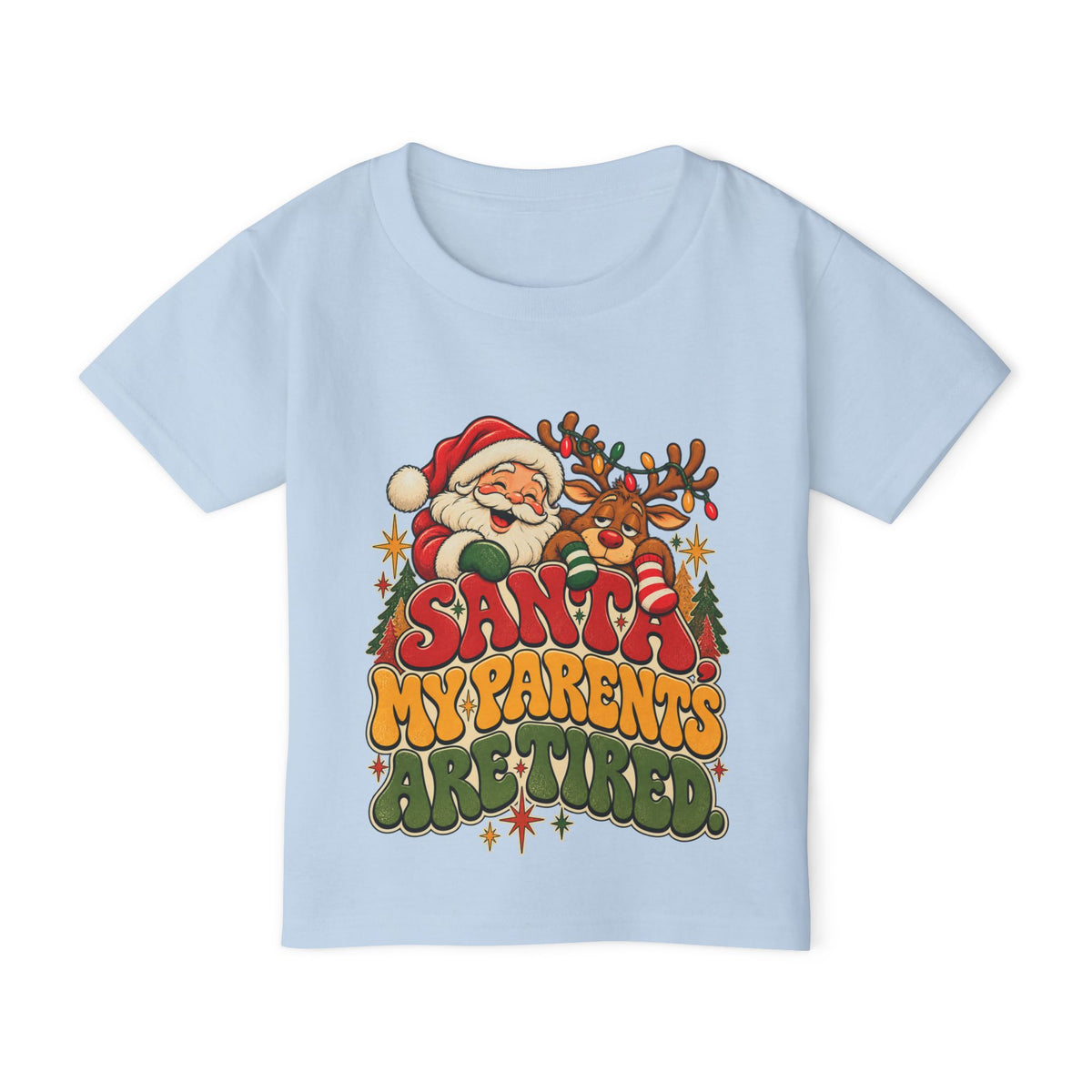Santa, My Parents are Tired Christmas Toddler Shirt