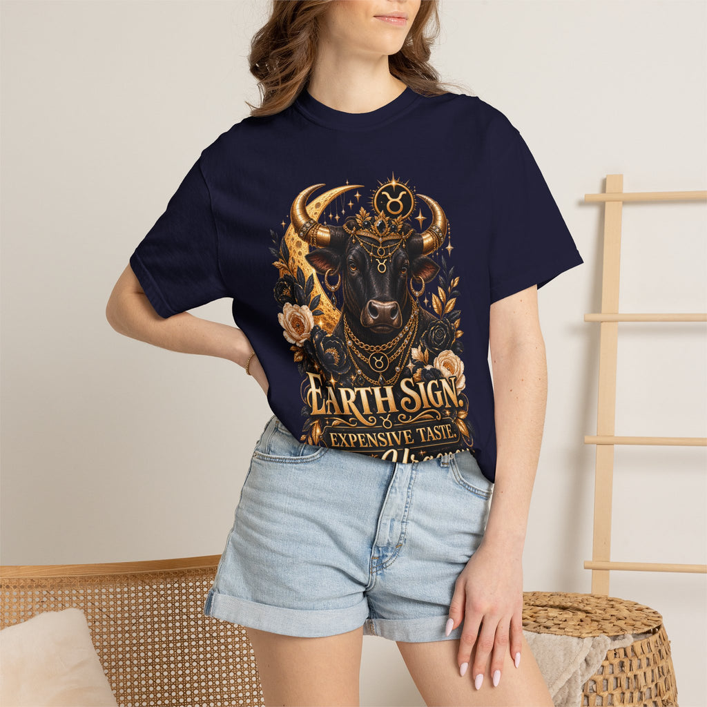 Earth Sign Expensive Taste Zero Urgency Shirt, Taurus Zodiac Tee, Astrology Lover Gift