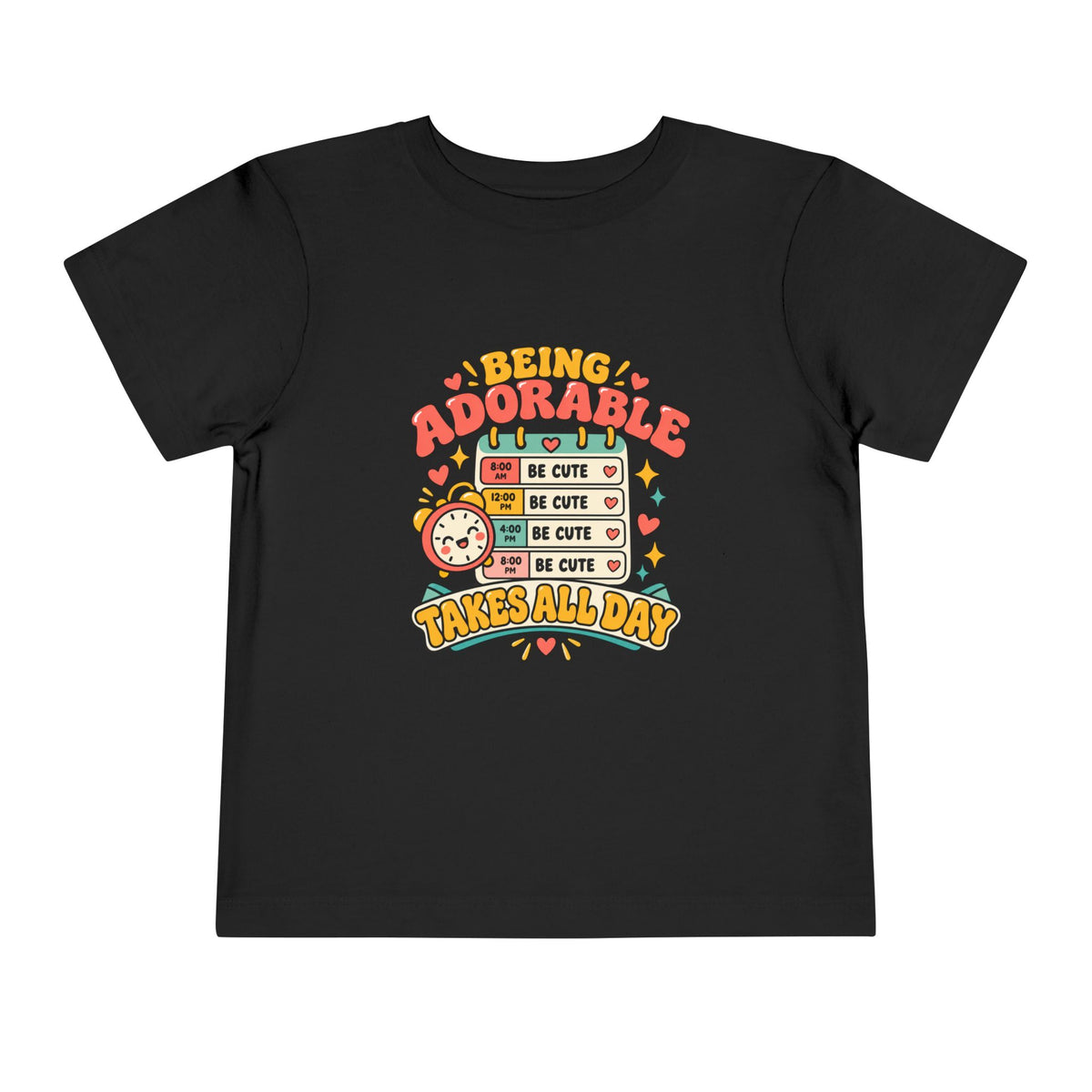 Being Adorable Takes All Day Shirt, Funny Toddler Tee, Cute Kids Graphic Tee, Daycare Outfit