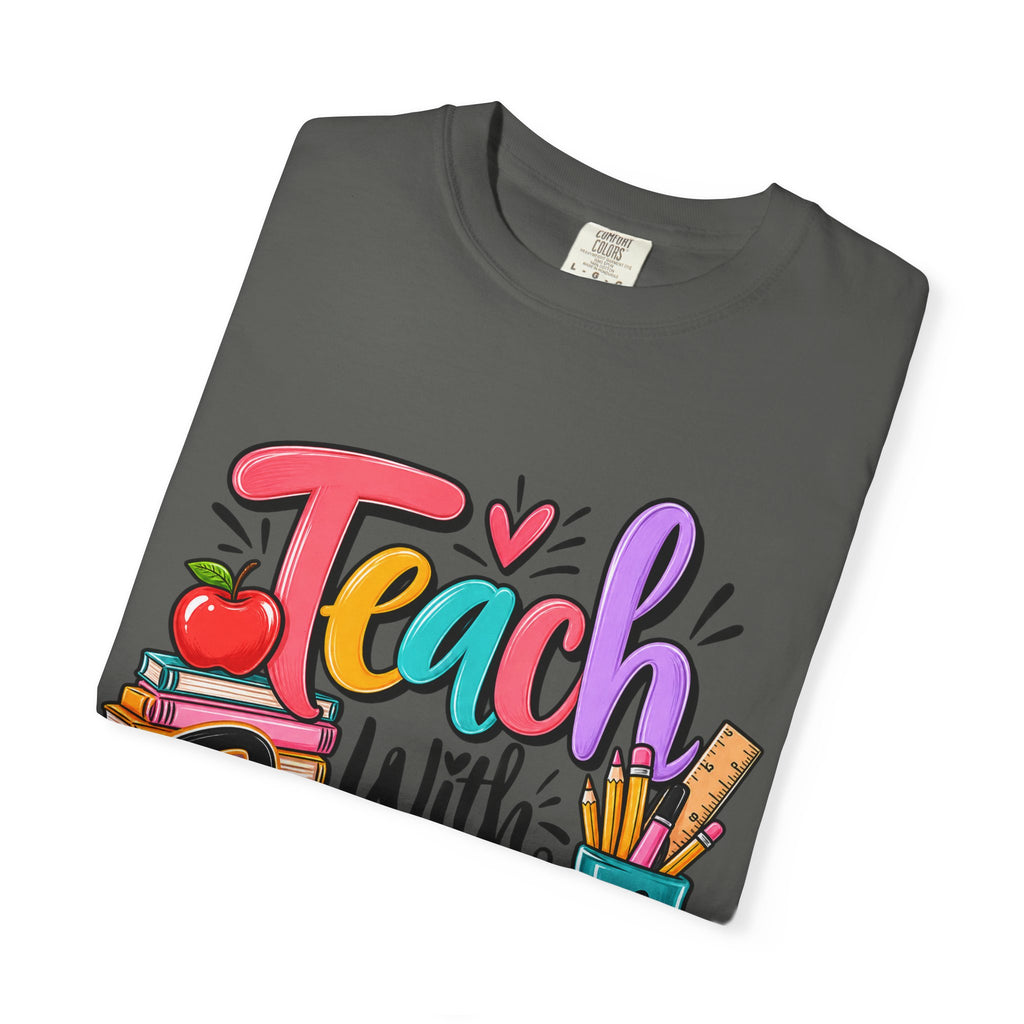 Teach With Purpose Colorful Teacher Shirt