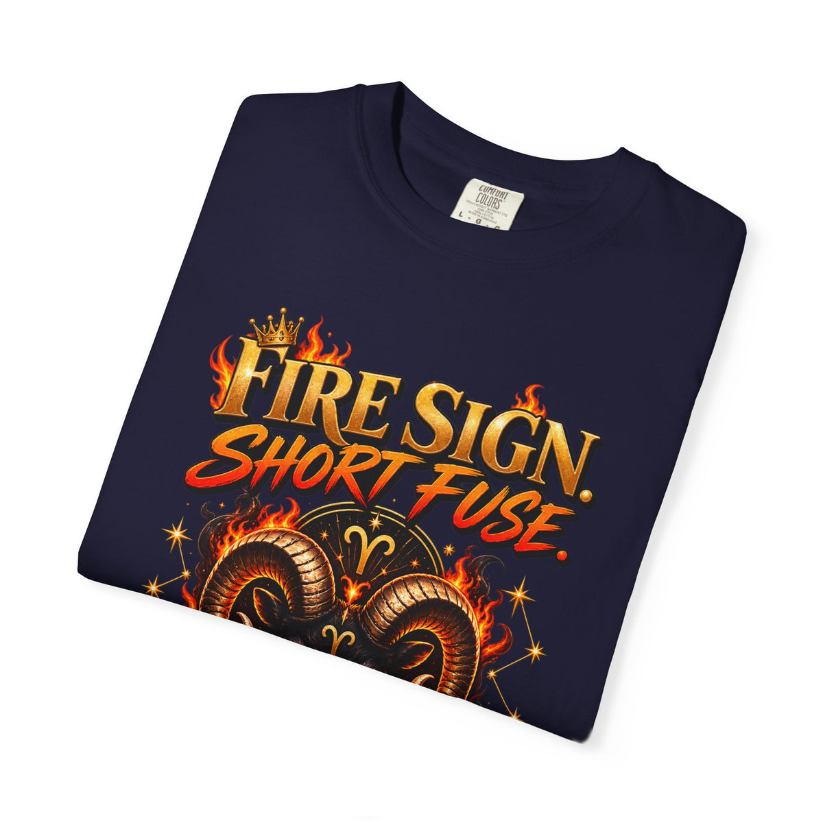 Fire Sign Short Fuse Halloween Shirt, Funny Aries Zodiac Tee, Astrology Lover Gift