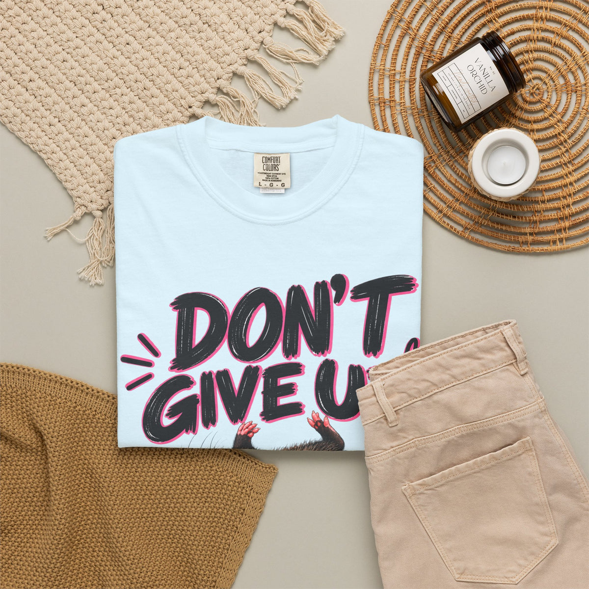 Don't Give Up This Is a Short Break Shirt, Funny Motivational Opossum Tee