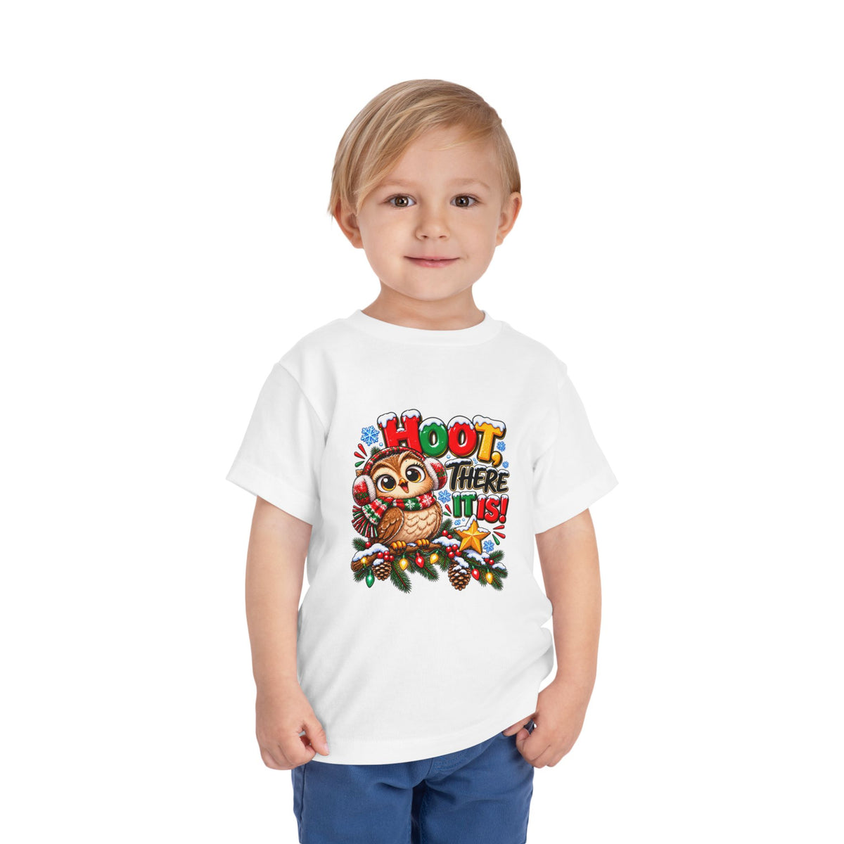 Hoot There It Is Toddler Christmas Shirt