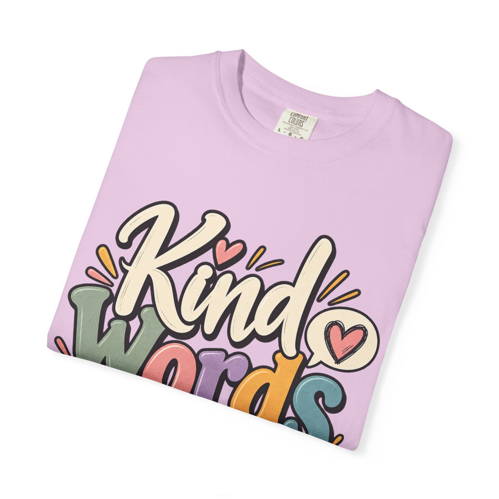 Kind Words Matter Positive Inspirational Graphic T-Shirt