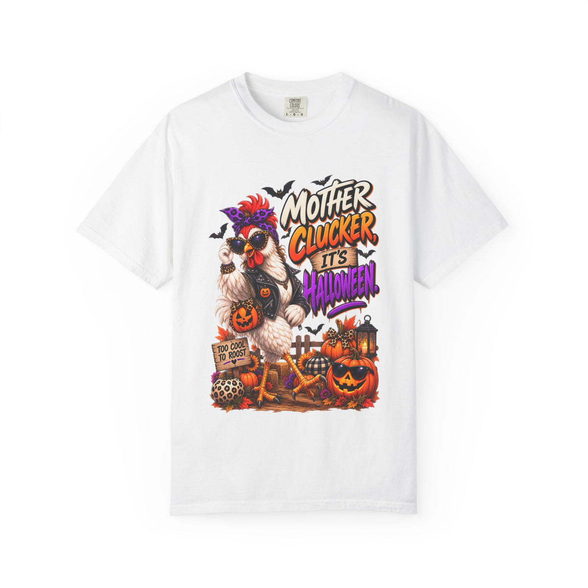 Mother Clucker It's Halloween Shirt, Funny Chicken Halloween Tee, Farm Animal Lover Gift
