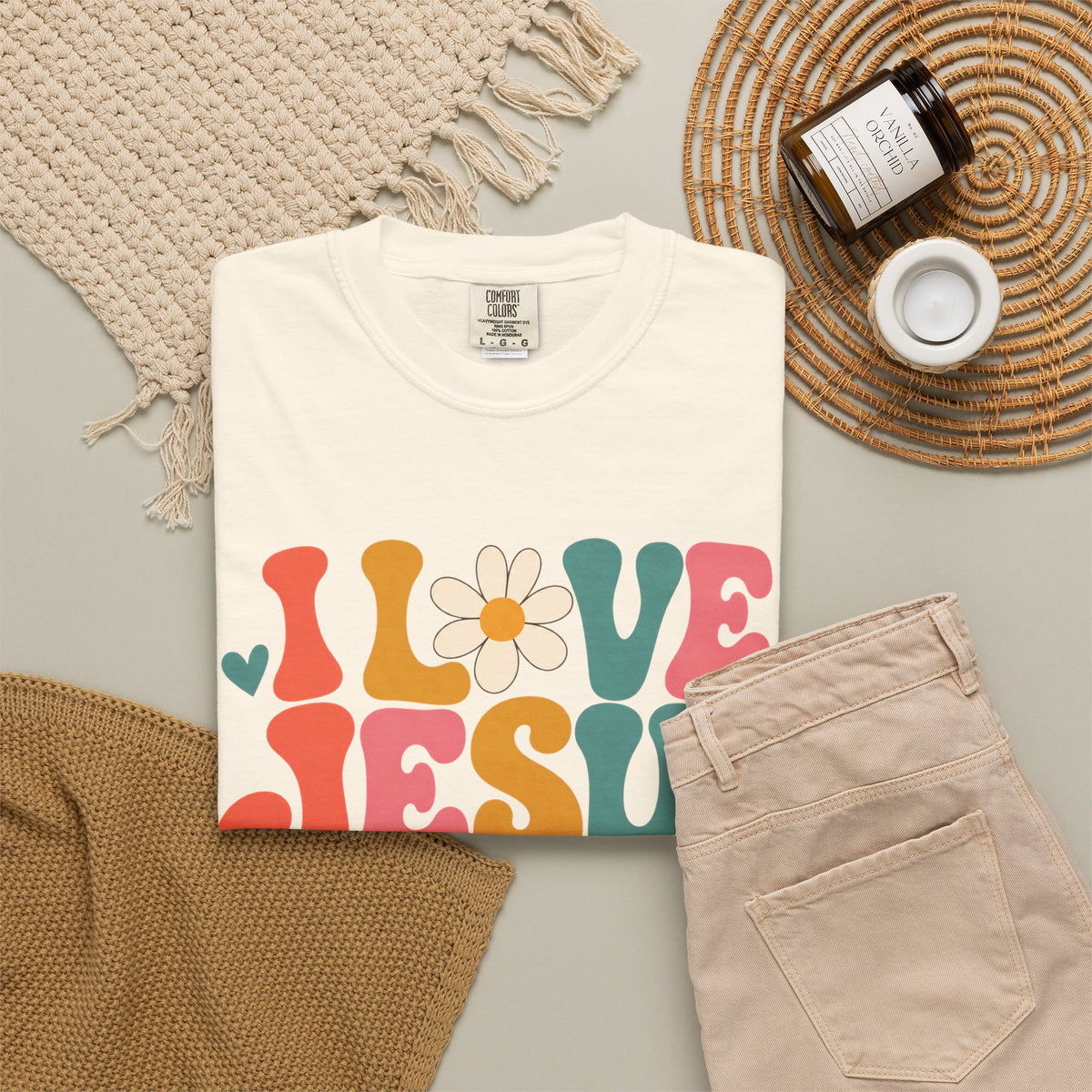 I Love Jesus More Than I Can Put On This Shirt, Retro Christian Tee
