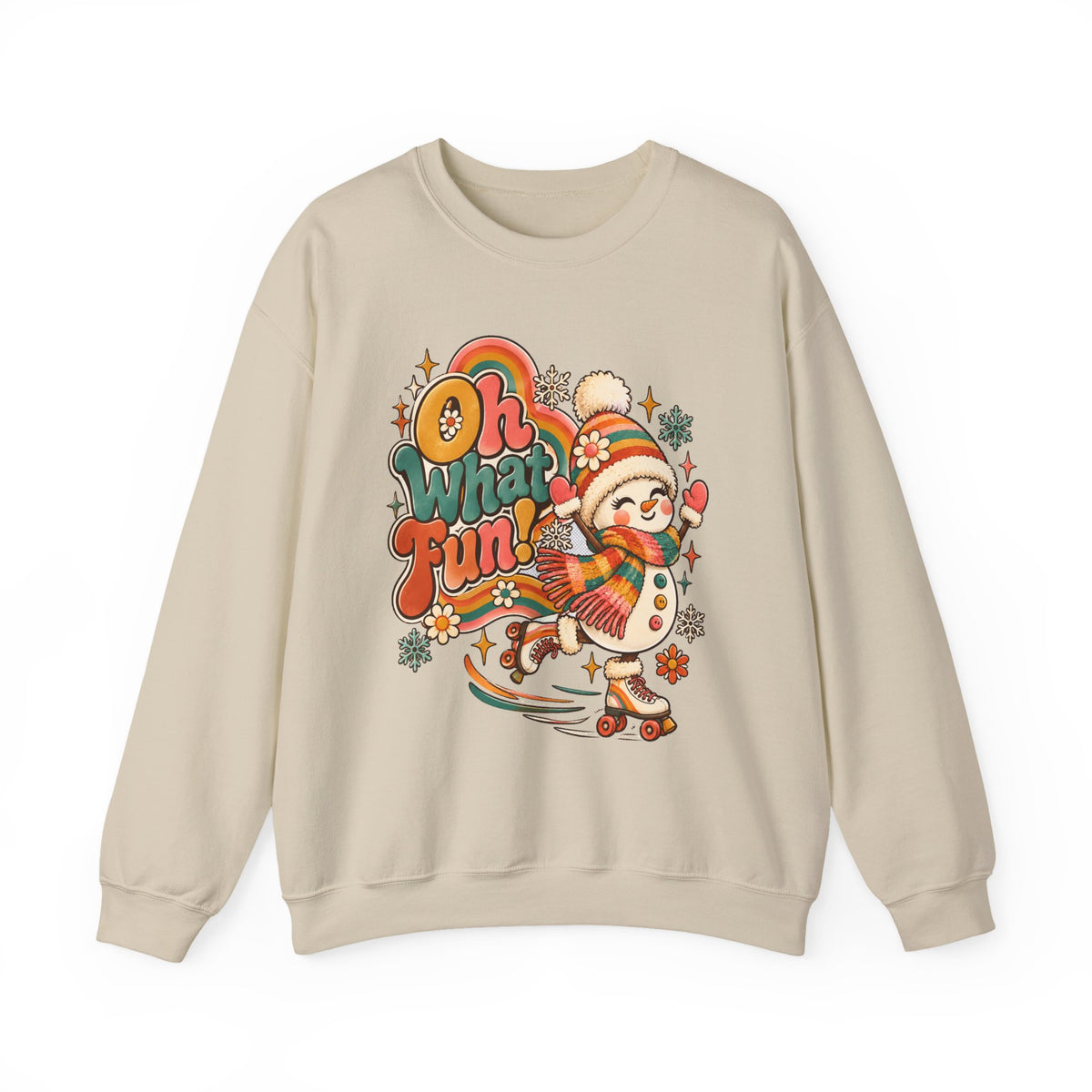 Oh What Fun Retro Christmas Sweatshirt