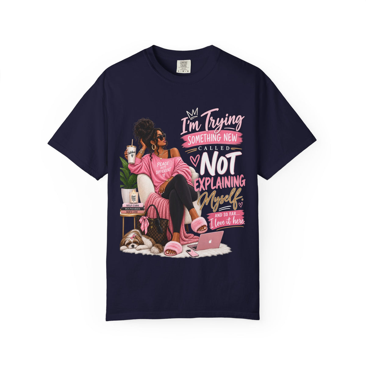 I'm Trying Something New Called Not Explaining Myself Shirt, Self Care Boundaries Tee