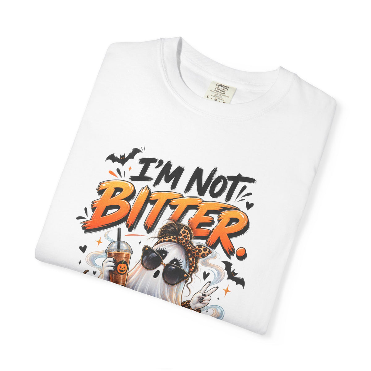 I'm Not Bitter I'm Transparent Shirt, Funny Ghost Halloween Tee, Sarcastic Spooky Season Shirt