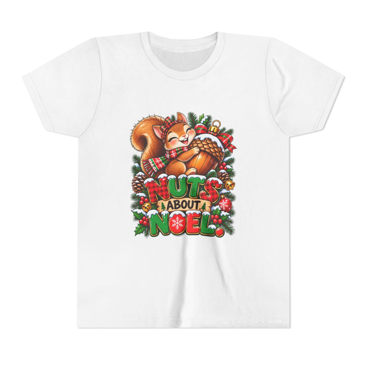 Nuts About Noel Kids Christmas Shirt