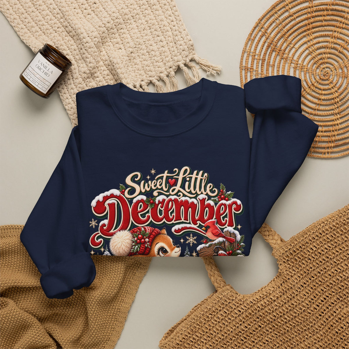 Sweet Little December Christmas Sweatshirt