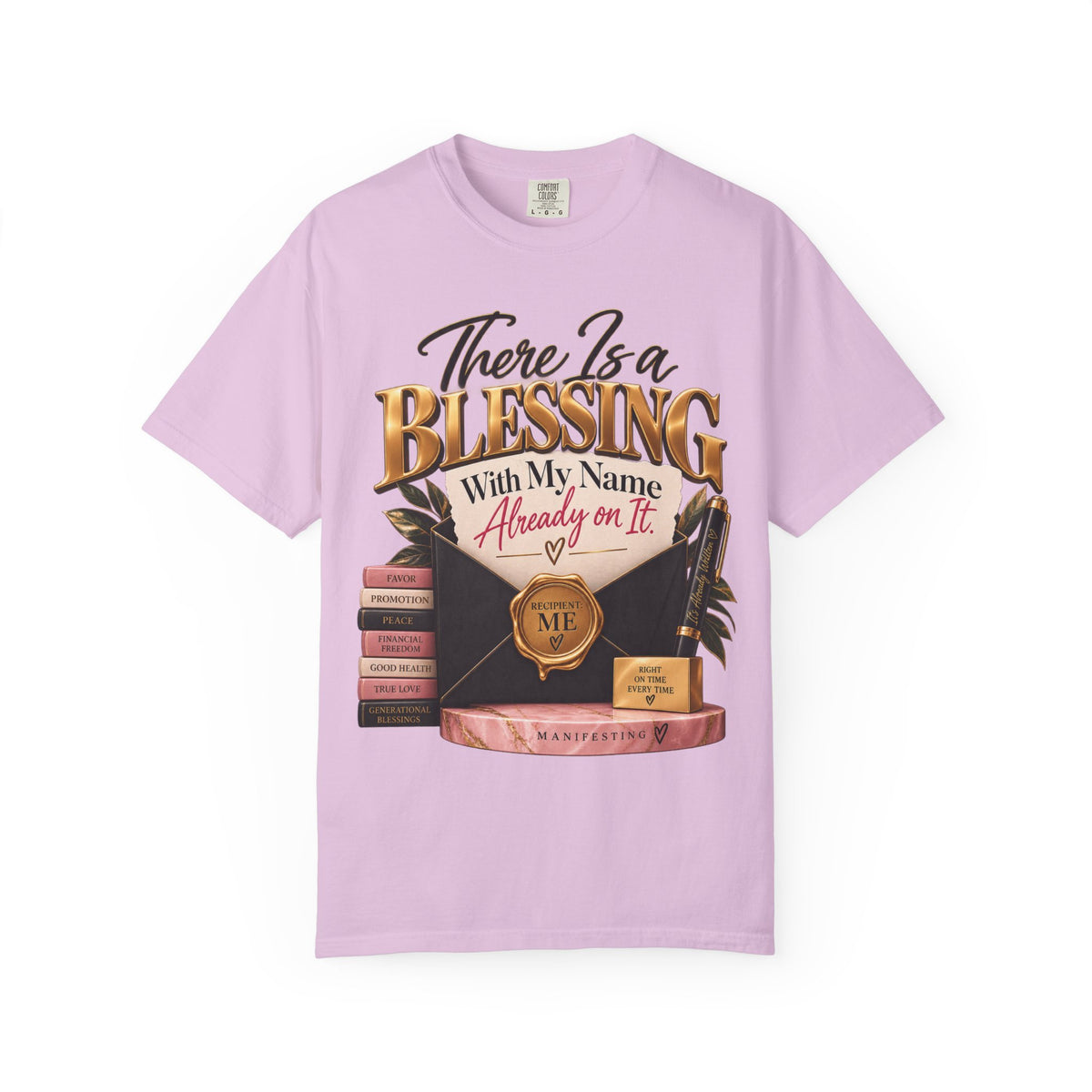 There Is A Blessing With My Name on It Shirt, Faith Affirmation Tee, Answered Prayer Christian Tee
