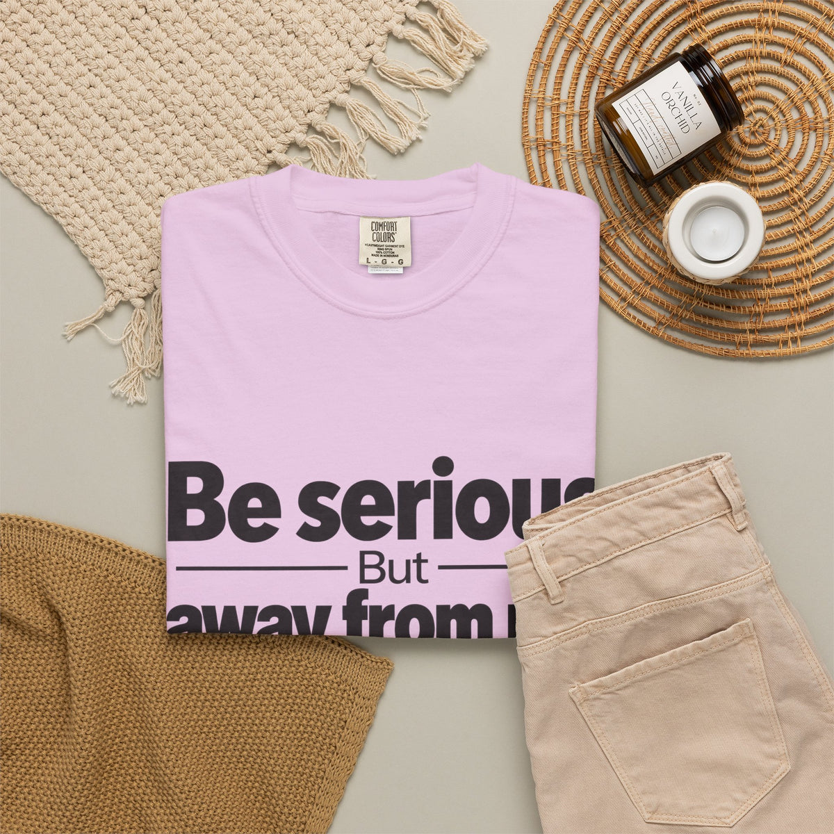 Be Serious But Away From Me Shirt, Funny Sarcastic Attitude Graphic Tee