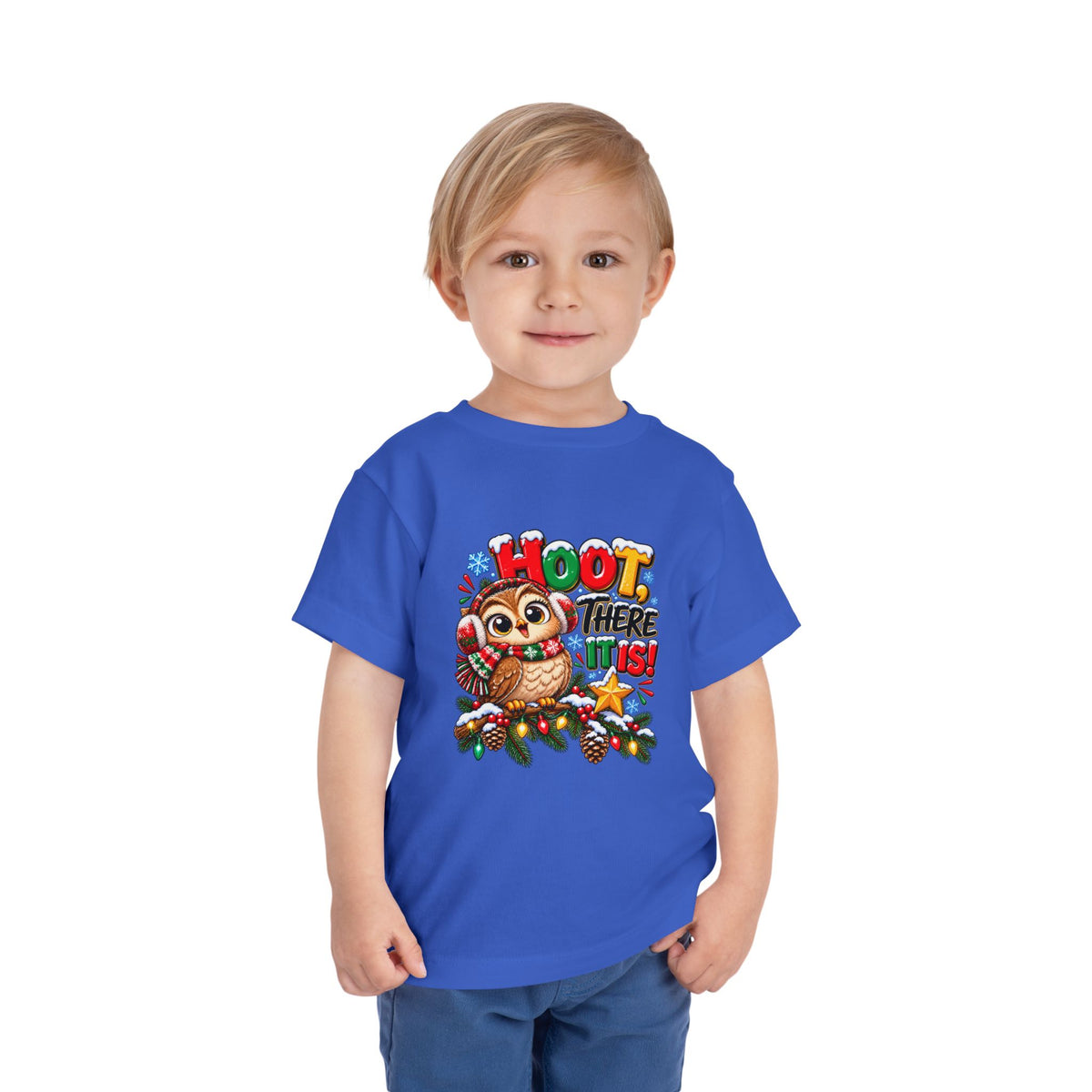 Hoot There It Is Toddler Christmas Shirt