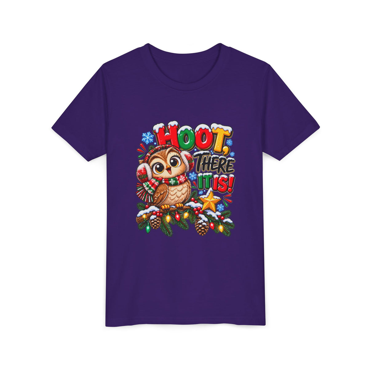 Hoot There It Is Kids Christmas Shirt