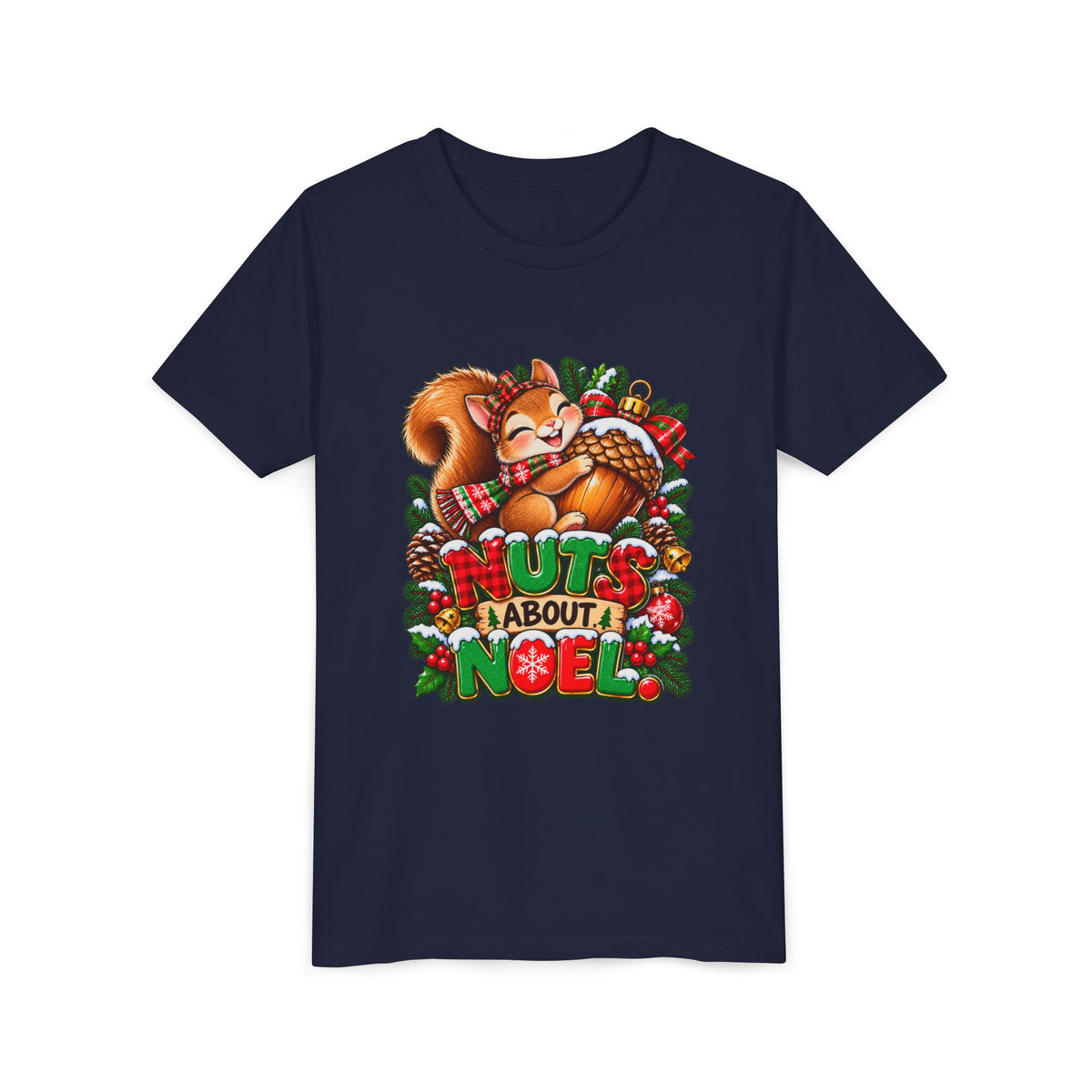 Nuts About Noel Kids Christmas Shirt