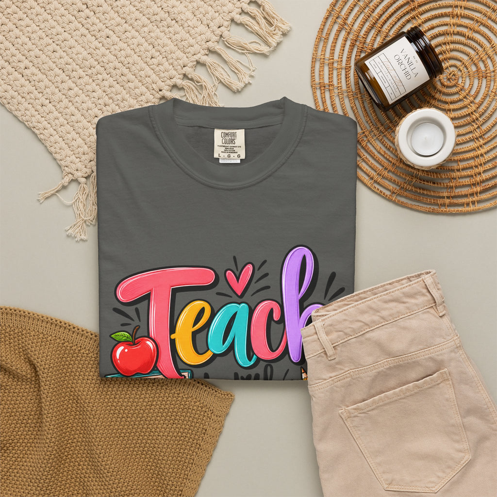 Teach With Purpose Colorful Teacher Shirt