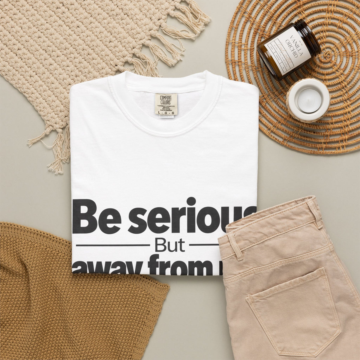 Be Serious But Away From Me Shirt, Funny Sarcastic Attitude Graphic Tee