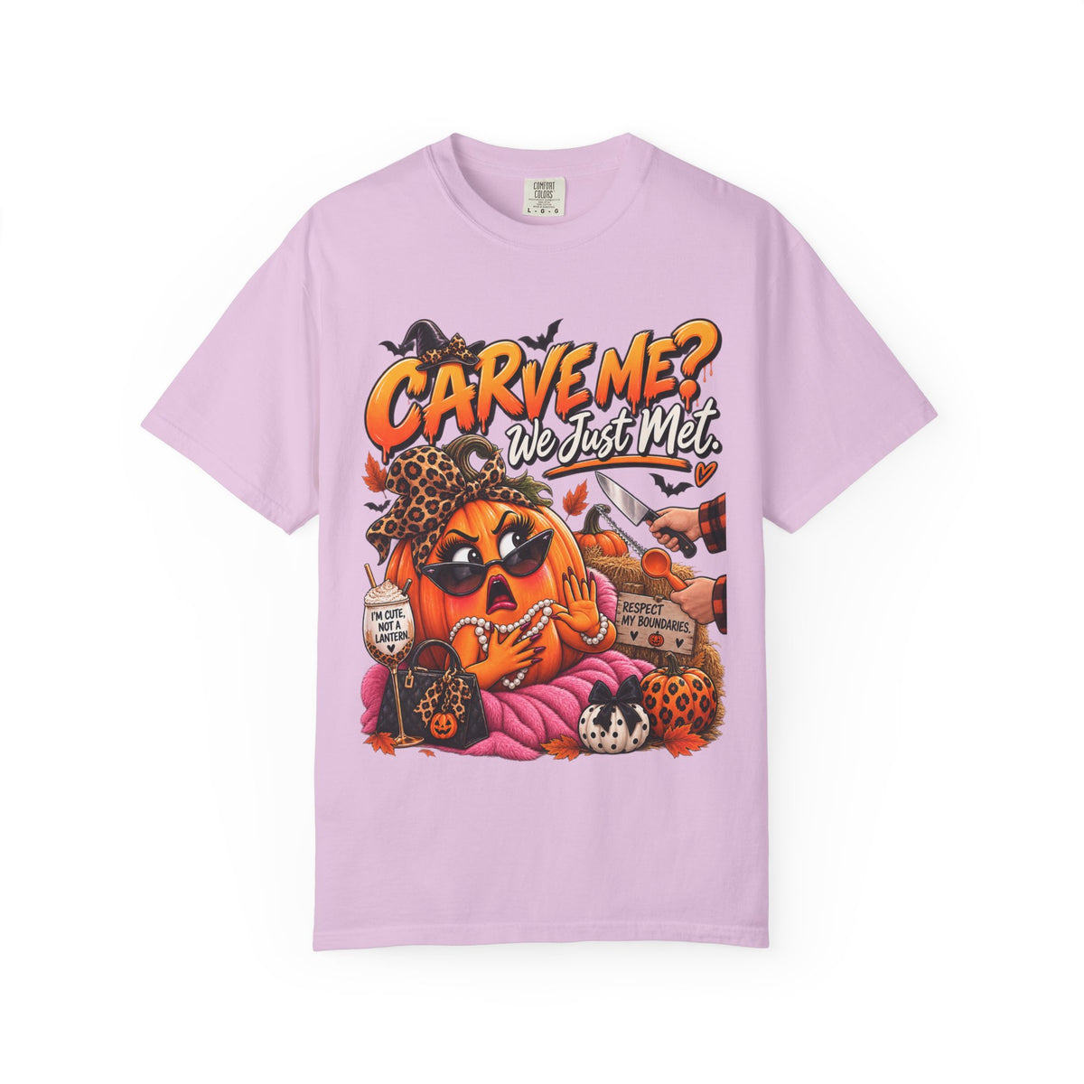 Carve Me? We Just Met Funny Halloween Pumpkin Shirt