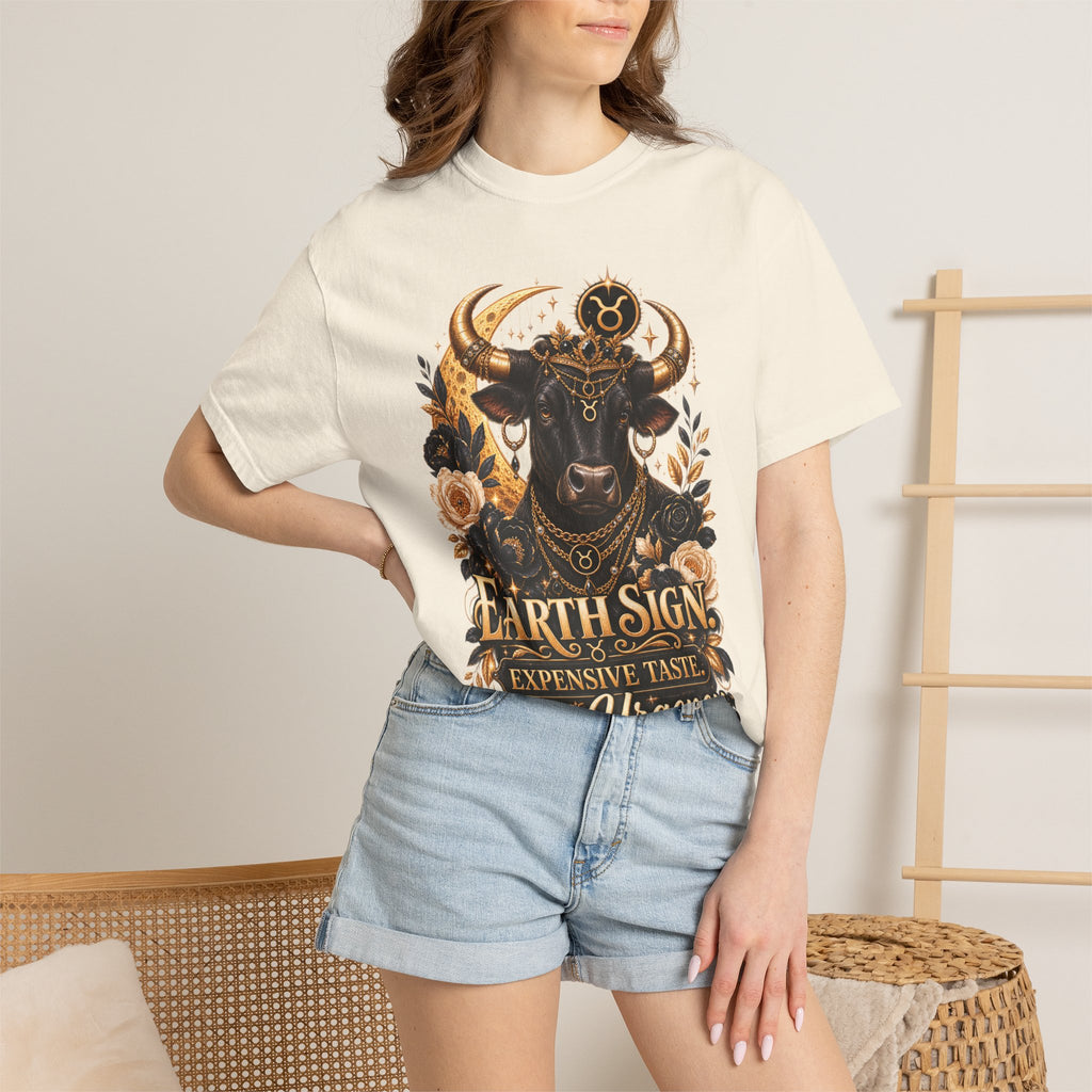 Earth Sign Expensive Taste Zero Urgency Shirt, Taurus Zodiac Tee, Astrology Lover Gift