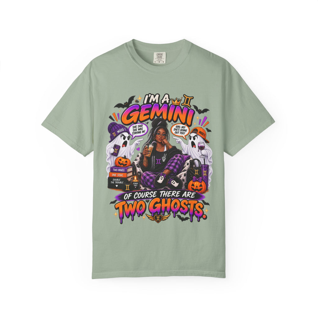 Im a Gemini of Course There are Two Ghosts Shirt, Funny Gemini Halloween Tee, Zodiac Birthday Gift