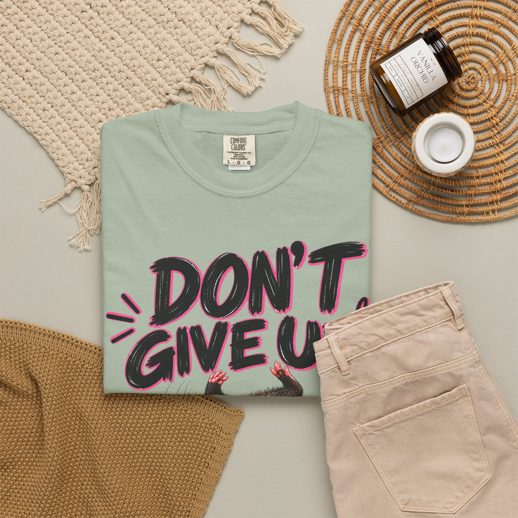 Don't Give Up This Is a Short Break Shirt, Funny Motivational Opossum Tee