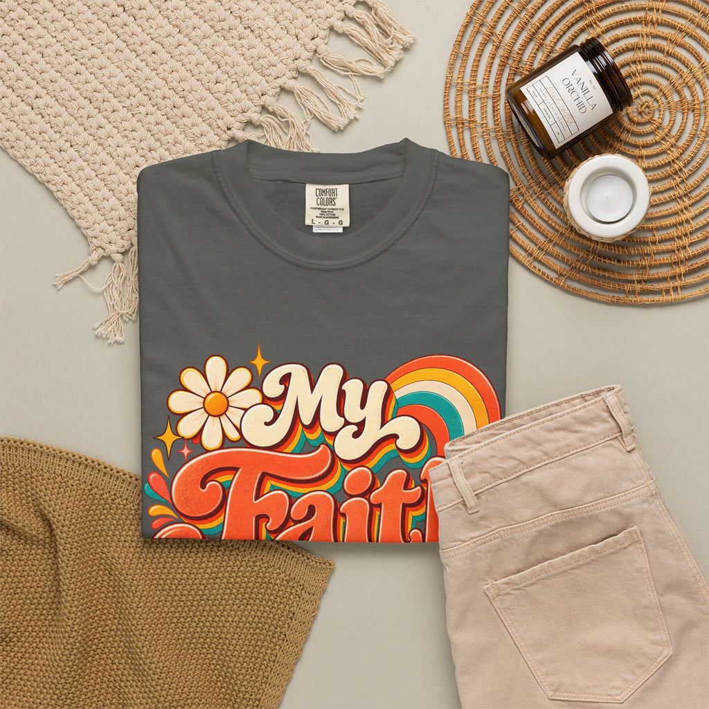 My Faith Doesn't Need Your Approval Shirt, Retro Christian Tee